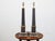 Pair of French Midcentury Steel and Brass Truncated Obelisk Table Lamps For Sale - Image 9 of 10