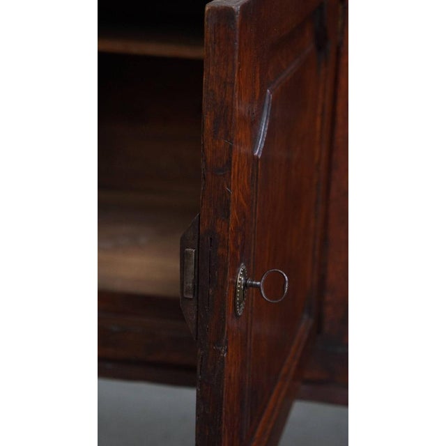 Antique English Sideboard or Kitchen Island with Solid Oak Top, Late 18th Century For Sale - Image 10 of 15