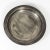 Contemporary metal tray with lid in a brushed finish.