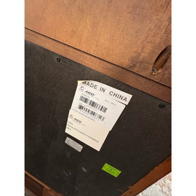 Art Deco Michael Amini for Aico Cloche Nightstands, Bourbon, Pair For Sale - Image 3 of 12