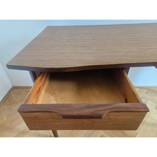 Mid-Century Teak Desk Table, Denmark, 1960s For Sale - Image 4 of 16