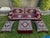 Modular Floor Sofa With Ottoman, Turkish Kilim U-Shaped Set Majlis Floor Sofa Seating For Sale - Image 4 of 18
