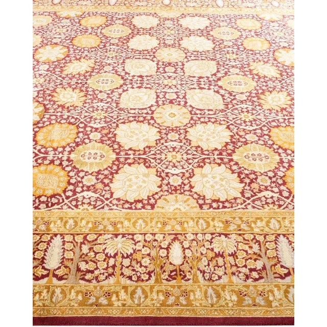 Solo Rugs Mogul, One-of-a-Kind Hand-Knotted Area Rug in Purple, 7' 10" x 10' 3" For Sale - Image 4 of 8