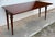 Wood 20th Century Louis XVI Style Console Table With Brass Details For Sale - Image 7 of 10