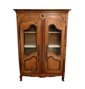 Louis XV Little Cabinet Library in Cherry Trees
