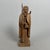 An exceptional and rare sacred figure carved in the round. This exquisite devotional piece represents a perfect blend of...