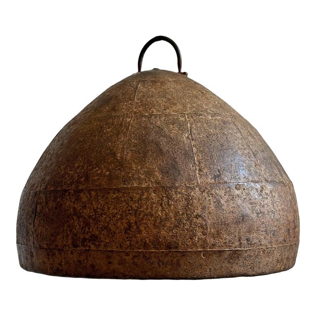 Vintage Industrial Iron Farmhouse Pendant Light For Sale