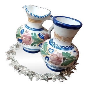 Vintage Pigeon Forge Pottery Tennessee Creamer and Sugar Set- 2 Pieces