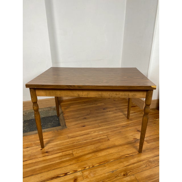 Wood Baumann Veneered Wood Table, 1960s For Sale - Image 7 of 13