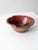Maroon Vintage Studio Pottery Bowl For Sale - Image 8 of 9
