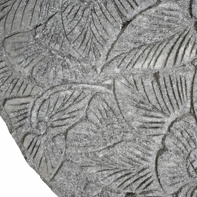 Boho Chic Vintage Round Cement Garden Stepping Stone For Sale - Image 3 of 3