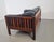Mid-Century Modern Scandinavian Monte Carlo Sofa in Black Leather and Wood by Ingvar Stockum, 1965 For Sale - Image 17 of 18