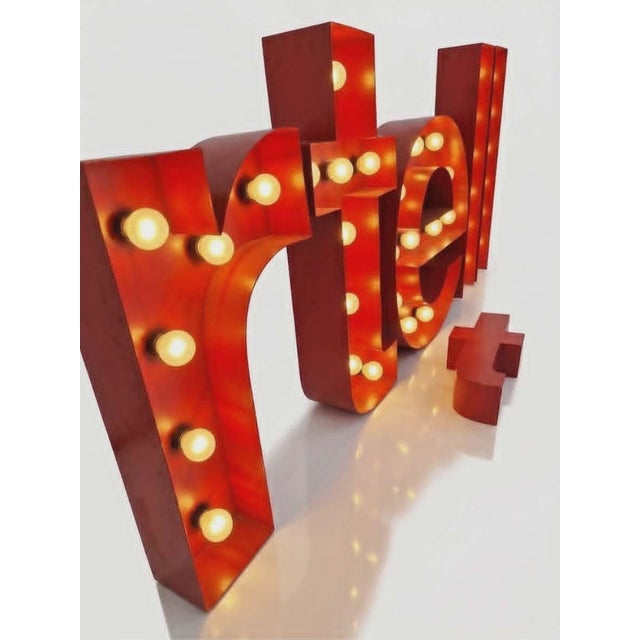 Industrial Illuminated Kartell Sign, 2010s For Sale - Image 3 of 5