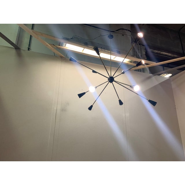 1950s Vintage Space Age Ceiling Lamp by Stilnovo, 1950s For Sale - Image 5 of 15