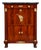 Empire Four-Column Secretaire in Flame Mahogany with Gilt Bronze Mounts For Sale