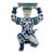 Mid 20th Century Chinese Figurine Man Holding Plate For Sale