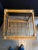 Modern Late 20th Century Vintage Rattan Side/End Table With Glass Top For Sale - Image 3 of 5