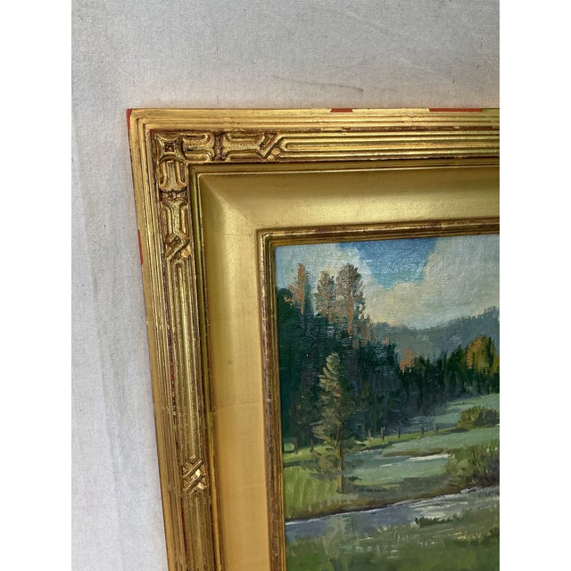 Textile Meredith Brooks Abbott Original Oil Painting Landscape 16x20 California For Sale - Image 7 of 11