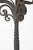 4-Armed Candelabra in Wrought Iron For Sale - Image 4 of 7