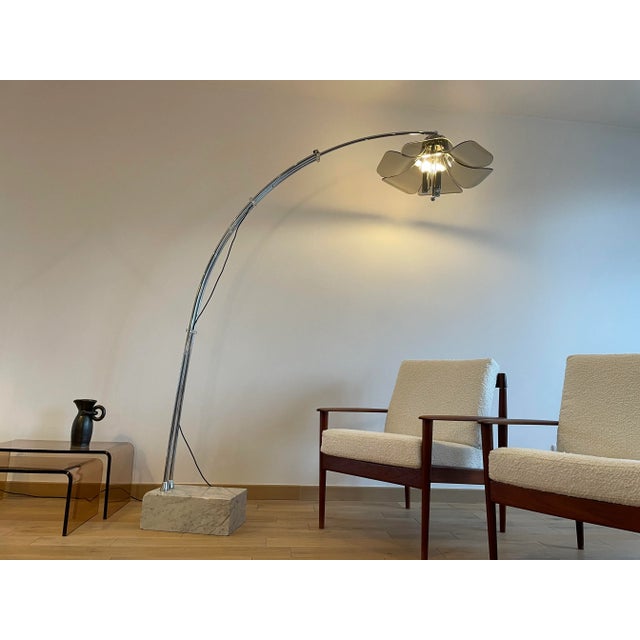 Adjustable Arc Lamp, Italy, 1960s For Sale - Image 10 of 18