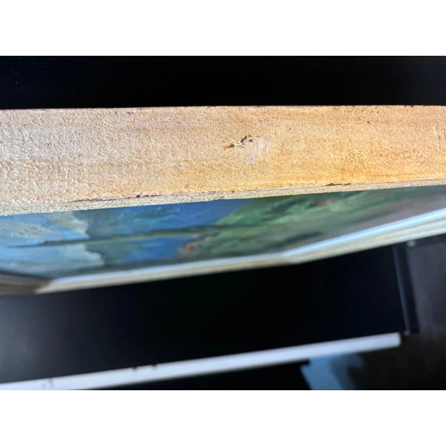 Herbert Theurillat, Countryside Landscape, Oil on Canvas For Sale - Image 6 of 9