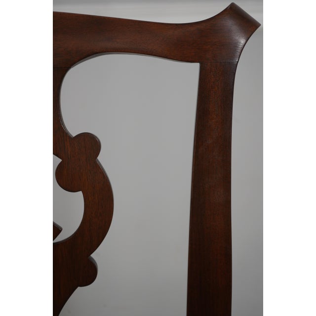 Set of 6 Henkel Harris Mahogany Dining Chairs For Sale - Image 14 of 18