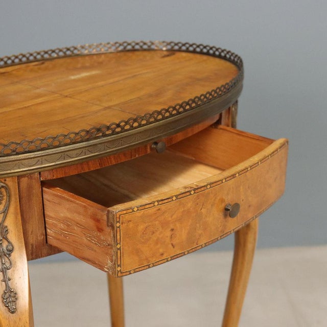 Center Table in Walnut For Sale - Image 4 of 9