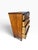 Wood Refinished 1960s Mid Century Modern Walnut Tallboy Dresser | Vintage Walnut Crescent Series S-2430 Highboy Chest | Fluted Louvered Accent Drawer For Sale - Image 7 of 12