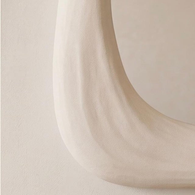 Contemporary Plaster Mirror, "Nuage 2" For Sale - Image 3 of 8