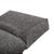 Gray Moule Fabric Corner Sofa in Grey with Manual Function and Left Chaise Lounge from Brühl For Sale - Image 8 of 18