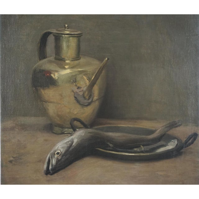 Early 20th Century Original Oil Painting in Style of William Merritt Chase For Sale - Image 4 of 8