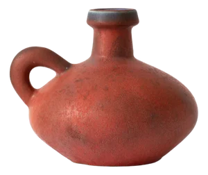 Red Fal Lava Vase by Kurt Tschörner for Otto Keramik