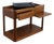 4D Series Wood Bar Cart by Angelo Mangiarotti for Molteni, 1970s For Sale