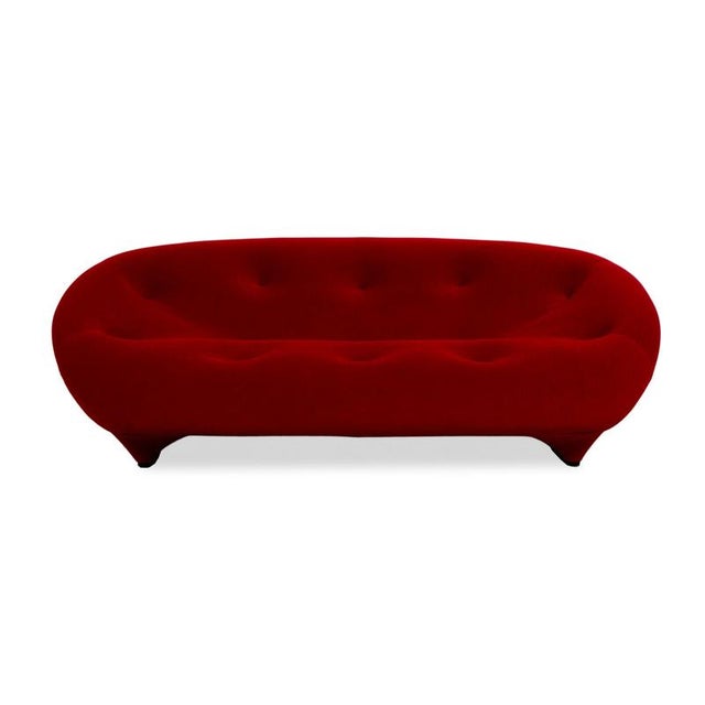 Ploum 2-Seater Sofa in Red Fabric from Ligne Roset For Sale - Image 11 of 11