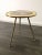 Italian Brass Tripod Side Table with Printed Top, 1950s For Sale - Image 13 of 13