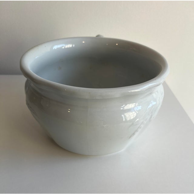 Johnson Brothers Antique Royal Ironstone Johnson Bros England Chamber Pot For Sale - Image 4 of 9