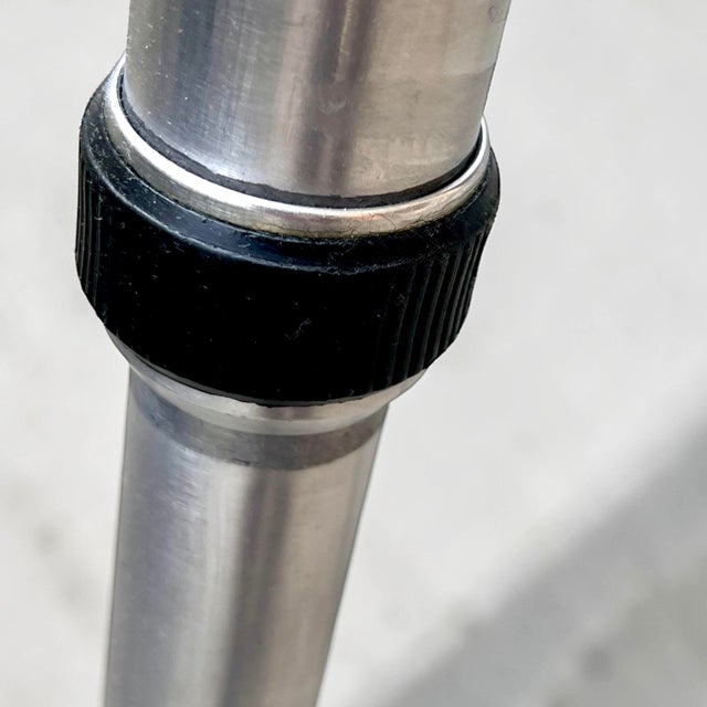 Vintage English Aluminum Tripod Theater Spotlight from Gitzo, France, 1950s For Sale - Image 15 of 18