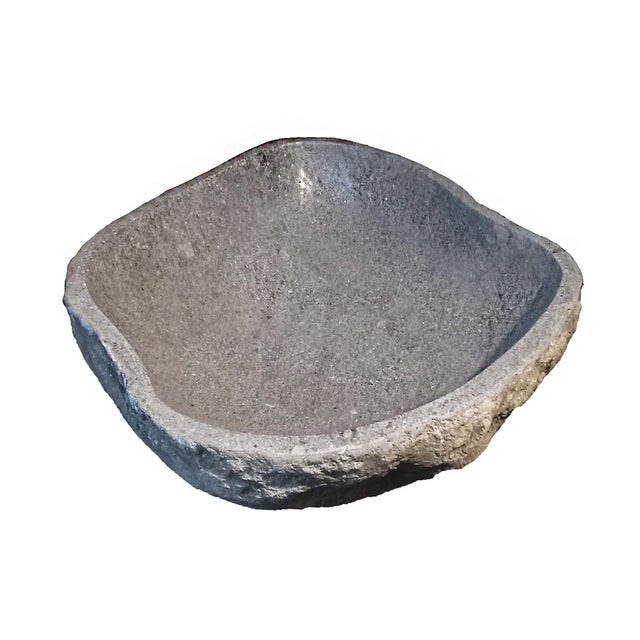 Hand-Carved Stone Basin, Indonesia, Contemporary For Sale In New York - Image 6 of 17