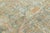 Mid-Century Modern Antique Mahal Wool Area Rug With Muted Sage Green & Terracotta Palette For Sale - Image 3 of 11