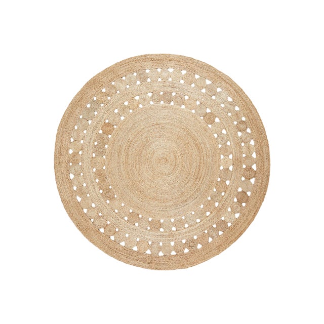 Round Hemp Rug 7' × 7' Chairish