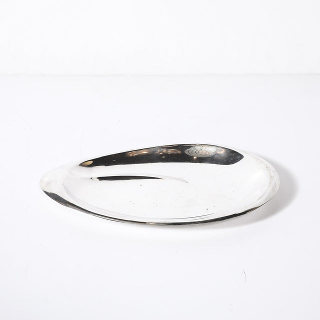 Mid-Century Sterling Silver Sculptural Amorphic Tray Signed Reed & Barton For Sale - Image 10 of 14