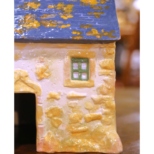 Early 20th Century French Sevellec Henriot Quimper Faience House For Sale - Image 9 of 14