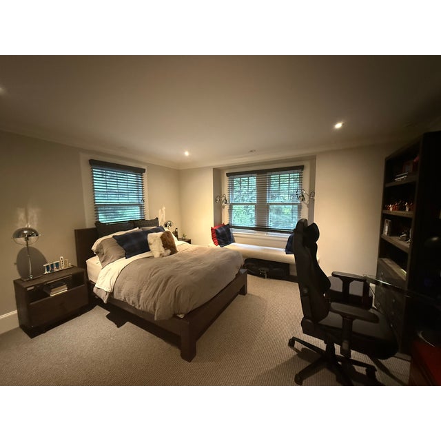 West Elm Emmerson Bed, Full, Chestnut For Sale - Image 11 of 18