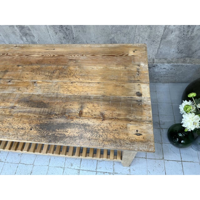 Drapers Table or Kitchen Island, 1950s For Sale - Image 4 of 10