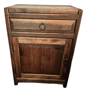 Handcrafted Southwest Style Wooden Cabinet / Nightstand / Sidetable