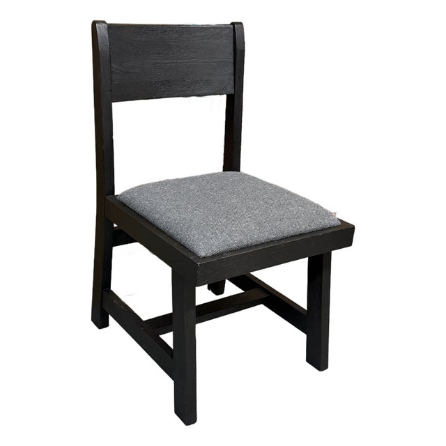 International Atelier Upholstered Seat Side Chair For Sale