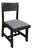 International Atelier Upholstered Seat Side Chair For Sale