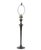 Vintage Giacometti-Style Hammered Bronze Table Lamp For Sale In Los Angeles - Image 6 of 6