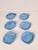 Blue Ceramic Fish Plates by Aimé De Grimaud, France, 1970, Set of 6 For Sale - Image 10 of 10