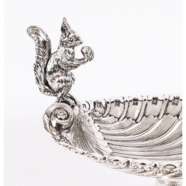 This is a fine good size, high quality. WMF antique silver-plated nut dish or sweet dish, marked Wurttembergische...